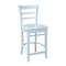 International Concepts Emily Counter Height Stool, 24" Seat Height, White S08-6172 - alternate 4